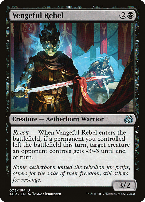 Vengeful Rebel (AER-073) - Aether Revolt Foil