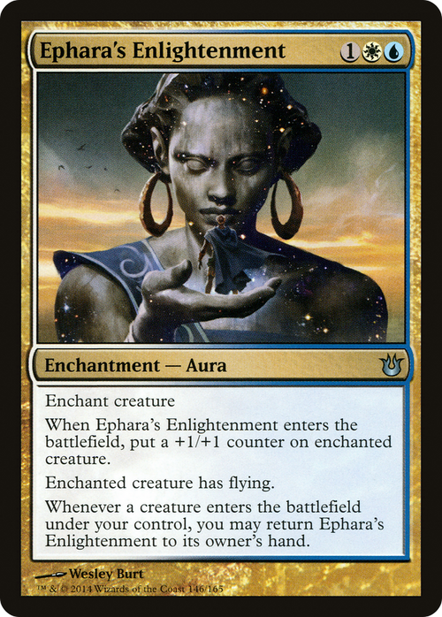 Ephara's Enlightenment (BNG-146) - Born of the Gods Foil