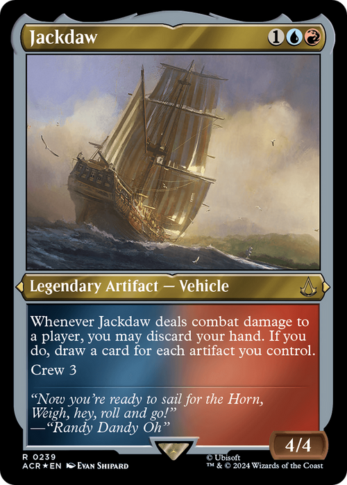 Jackdaw (Foil Etched) (ACR-239) - Assassin's Creed Foil