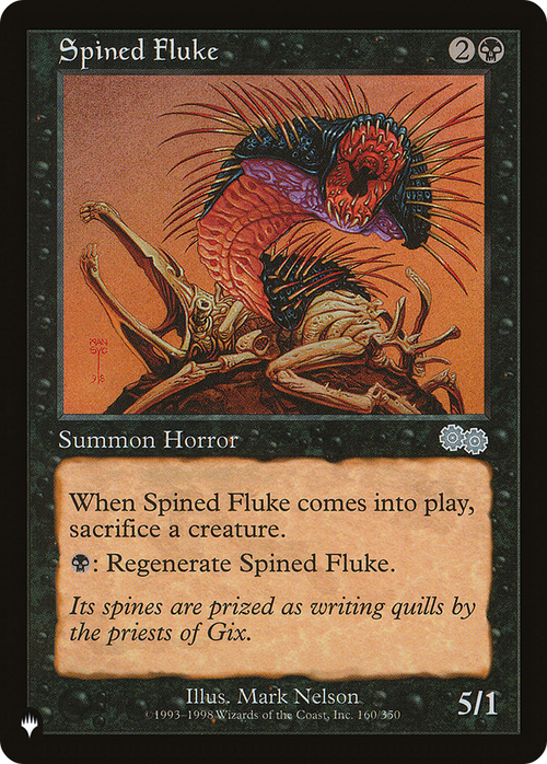 Spined Fluke (LIST-160/350) - The List