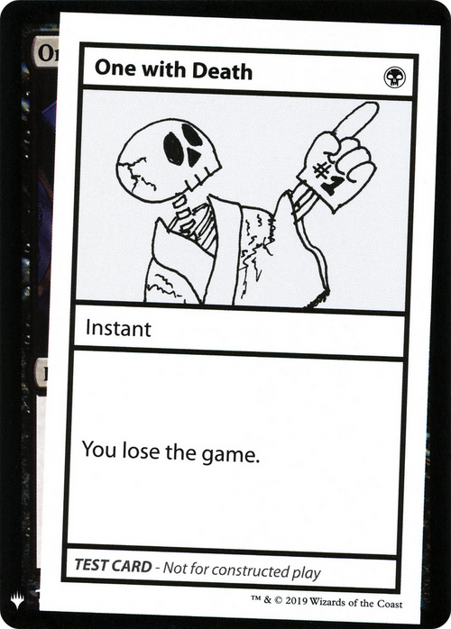 One With Death (CMB1-045) - Mystery Booster Playtest Cards 2019