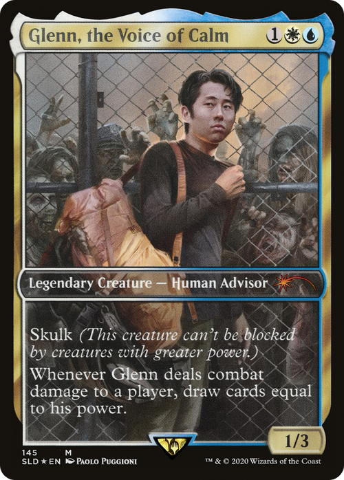 Glenn, the Voice of Calm (SLD-145) - Secret Lair Drop / Glenn, the Voice of Calm Foil