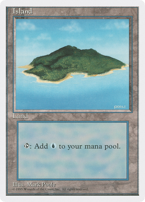 Island (B) (4ED-178) - Fourth Edition