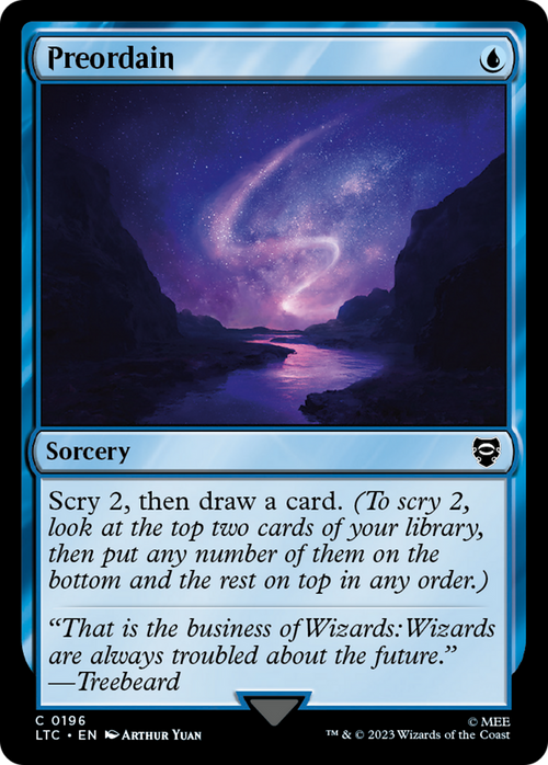 Preordain (LTC-196) - Tales of Middle-earth Commander