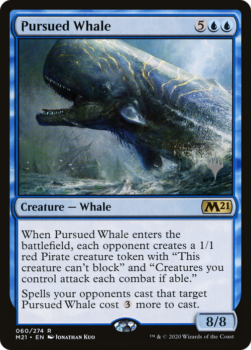 Pursued Whale (PPM21-60P) - Core Set 2021 Promos Foil