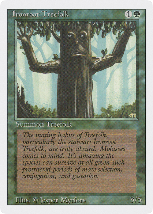 Ironroot Treefolk (3ED-) - Revised Edition
