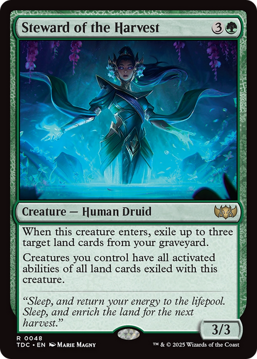 Steward of the Harvest (TDC-048) - Commander: Tarkir: Dragonstorm