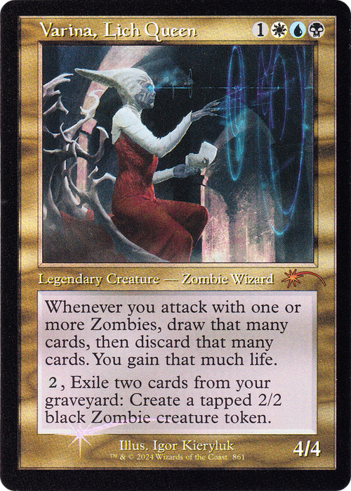 Varina, Lich Queen (Retro Frame) (SLD-861) - Secret Lair Drop Foil