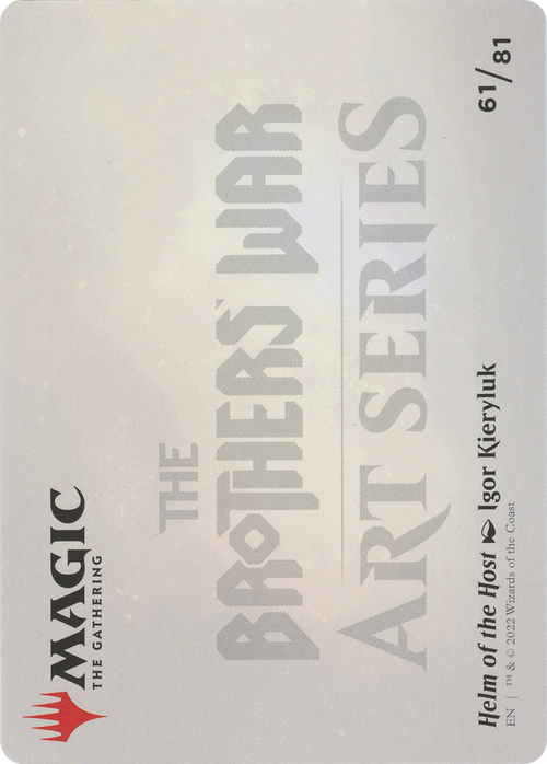 Helm of the Host // Helm of the Host (ABRO-061) - The Brothers' War Art Series (Borderless)