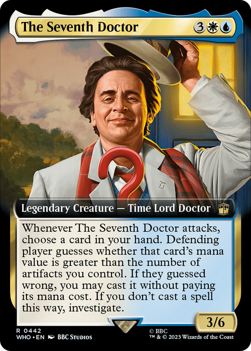 The Seventh Doctor (Extended Art) (WHO-442) - Doctor Who: (Extended Art) Foil