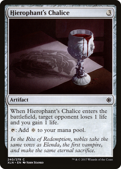 Hierophant's Chalice (XLN-240) - Ixalan Foil