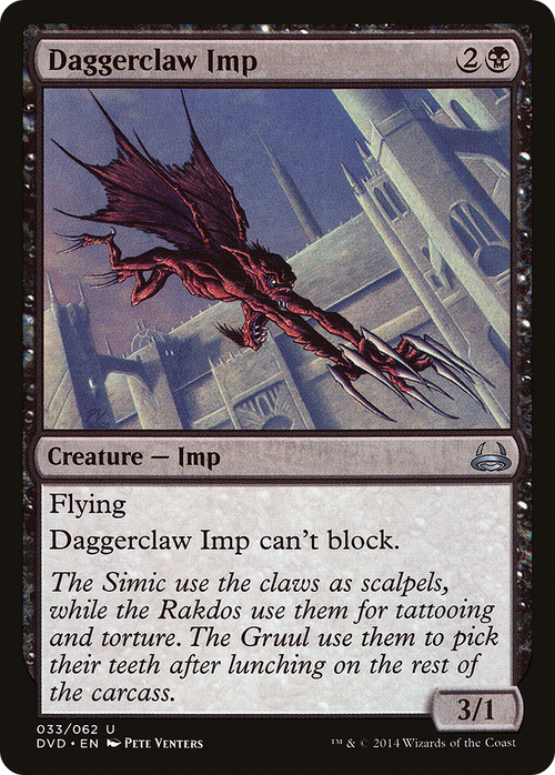 Daggerclaw Imp (DD3-033) - Duel Decks Anthology: Divine vs. Demonic