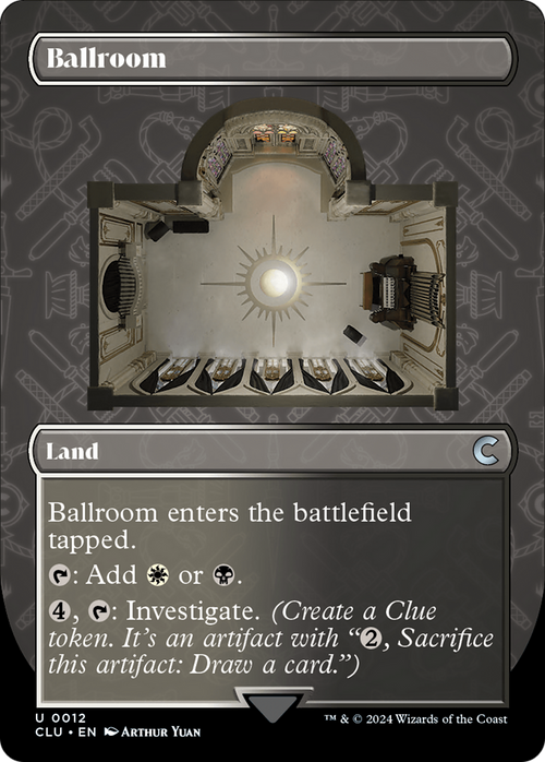 Ballroom (Borderless) (CLU-012) - Ravnica: Clue Edition