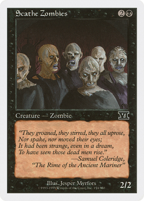 Scathe Zombies (6ED-154) - Classic Sixth Edition