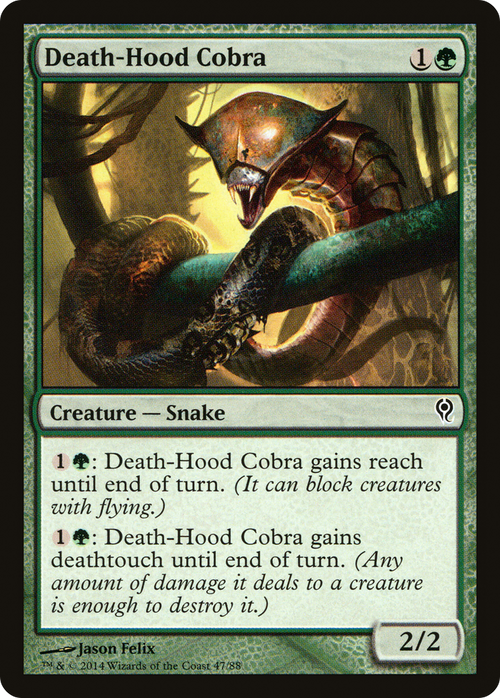 Death-Hood Cobra (DDM-047) - Duel Decks: Jace vs. Vraska