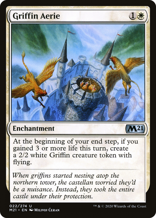 Griffin Aerie (M21-022) - Core Set 2021 Foil