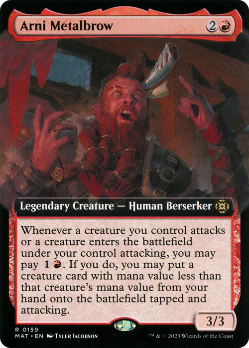 Arni Metalbrow (Extended Art) (MAT-159) - March of the Machine: The Aftermath: (Extended Art)
