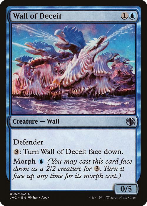 Wall of Deceit (DD3-005) - Duel Decks Anthology: Jace vs. Chandra