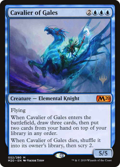 Cavalier of Gales (PPM20-52P) - Core Set 2020 Promos