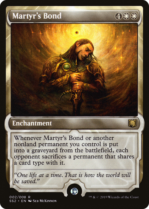 Martyr's Bond (SS2-002) - Signature Spellbook: Gideon Foil