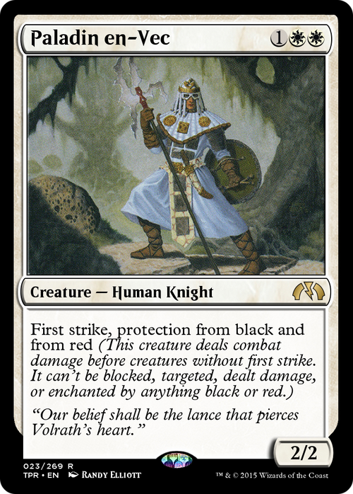 Paladin en-Vec (TPR-023) - Tempest Remastered Foil