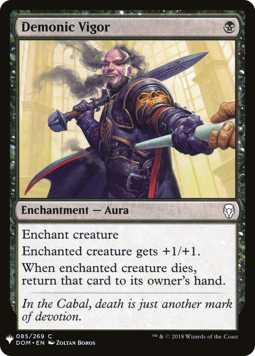 Demonic Vigor (LIST-DOM-85) - The List
