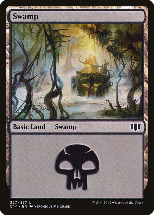 Swamp (327) (C14-327) - Commander 2014