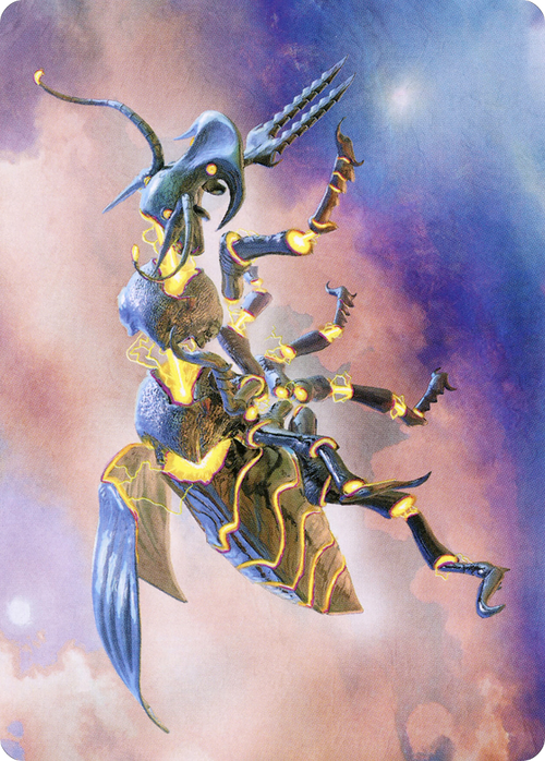 Zabaz, the Glimmerwasp // Zabaz, the Glimmerwasp (AMH2-065) - Modern Horizons 2 Art Series (Borderless) Foil