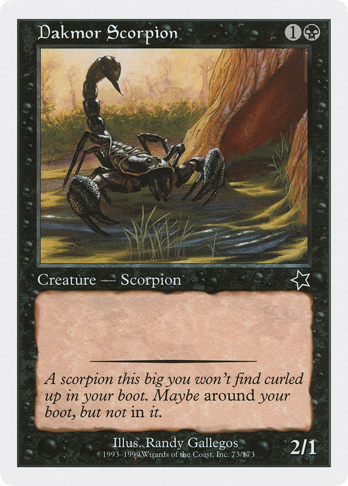 Dakmor Scorpion (S99-073) - Starter 1999