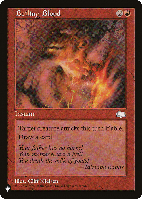 Boiling Blood (LIST-WTH-92) - The List