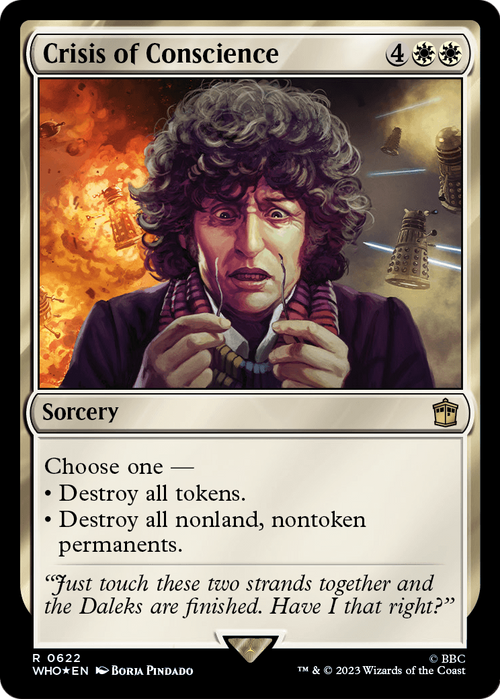 Crisis of Conscience (Surge Foil) (WHO-622) - Doctor Who Foil