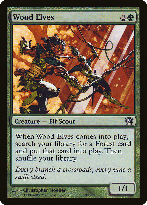 Wood Elves (9ED-283) - 9th Edition Foil