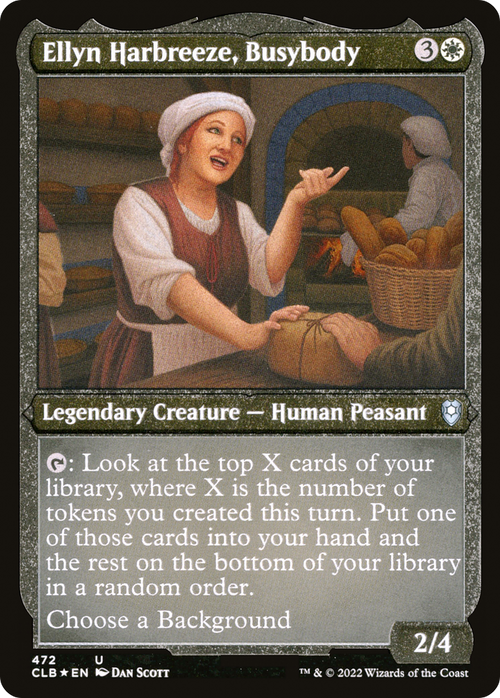 Ellyn Harbreeze, Busybody (Foil Etched) (CLB-472) - Commander Legends: Battle for Baldur's Gate Foil