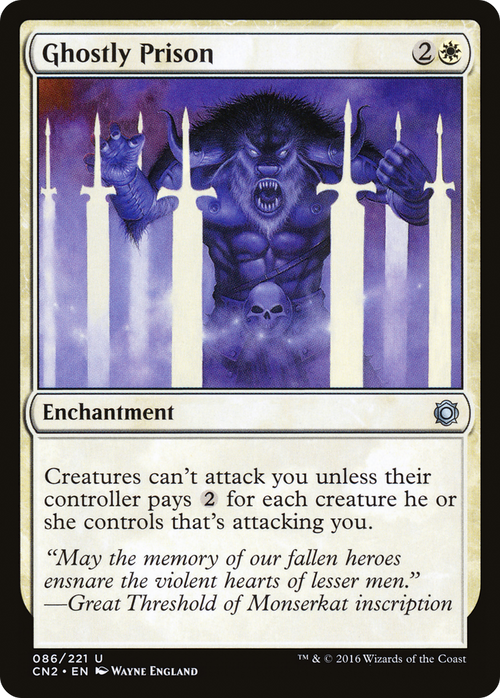 Ghostly Prison (CN2-086) - Conspiracy: Take the Crown