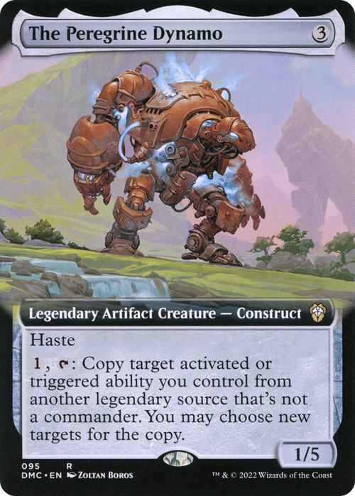 The Peregrine Dynamo (Extended Art) (DMC-095) - Dominaria United Commander: (Extended Art)