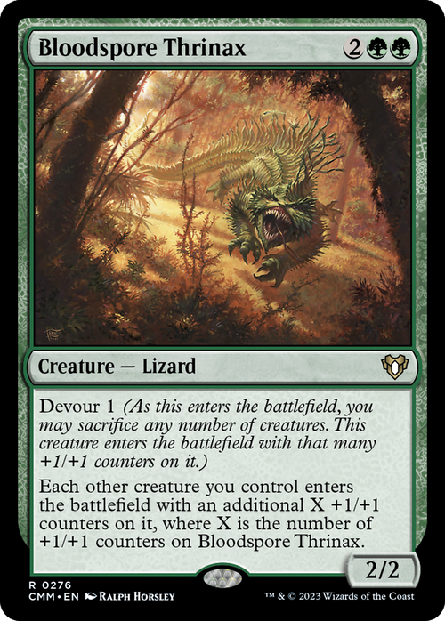 Bloodspore Thrinax (CMM-276) - Commander Masters Foil