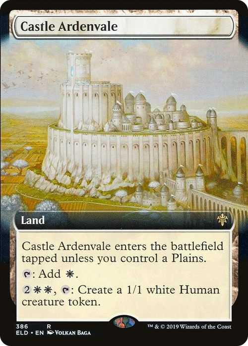 Castle Ardenvale (Extended Art) (ELD-386) - Throne of Eldraine: (Extended Art) Foil