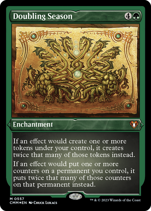 Doubling Season (Foil Etched) (CMM-557) - Commander Masters Foil