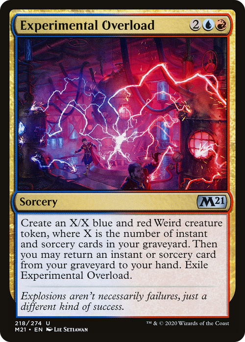 Experimental Overload (M21-218) - Core Set 2021 Foil