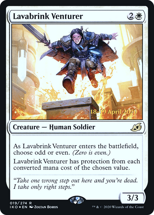 Lavabrink Venturer (PRE-19S) - Ikoria: Lair of Behemoths Promos Foil