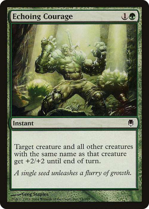 Echoing Courage (DST-074) - Darksteel Foil