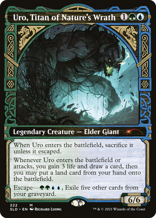 Uro, Titan of Nature's Wrath (SLD-222) - Secret Lair Drop: (Showcase) Foil