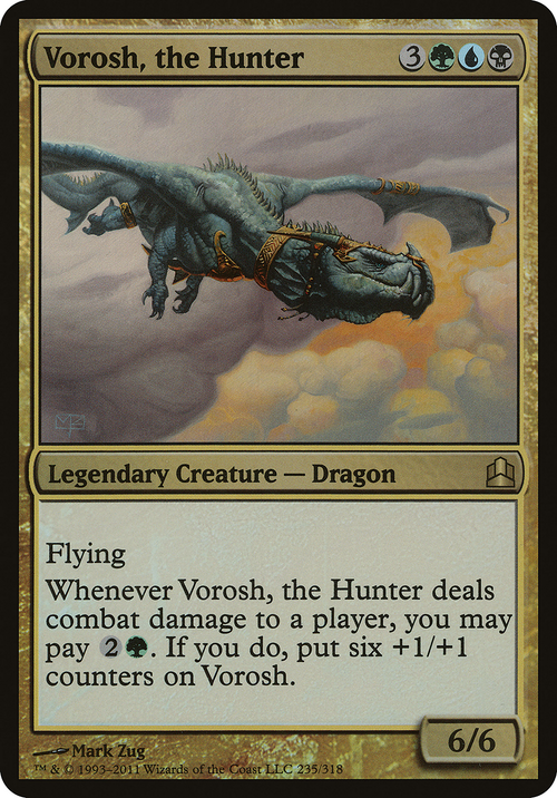 Vorosh, the Hunter (Commander 2011) (OVER-235) - Commander 2011 Oversized Foil