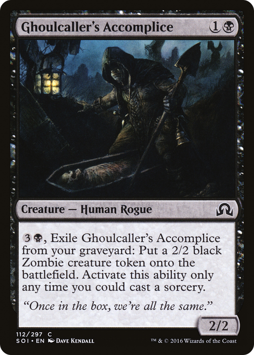 Ghoulcaller's Accomplice (SOI-112) - Shadows over Innistrad Foil