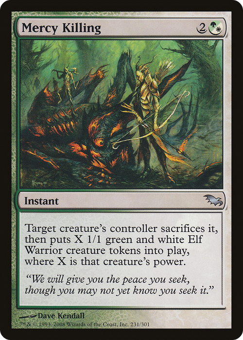 Mercy Killing (SHM-231) - Shadowmoor Foil