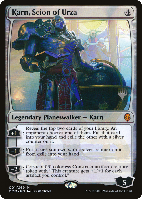 Karn, Scion of Urza (PPM20-01P) - Dominaria Promos Foil