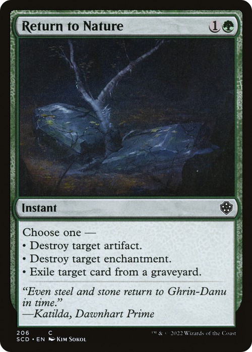 Return to Nature (SCD-206) - Starter Commander Decks