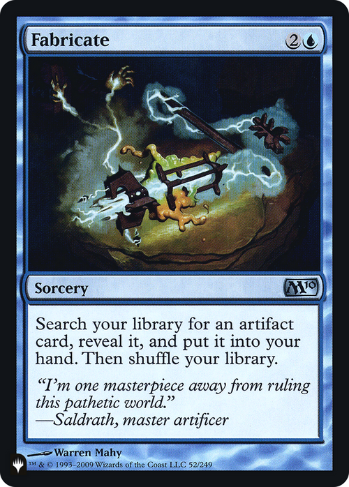 Fabricate (PLST-M10-52) - The List Foil
