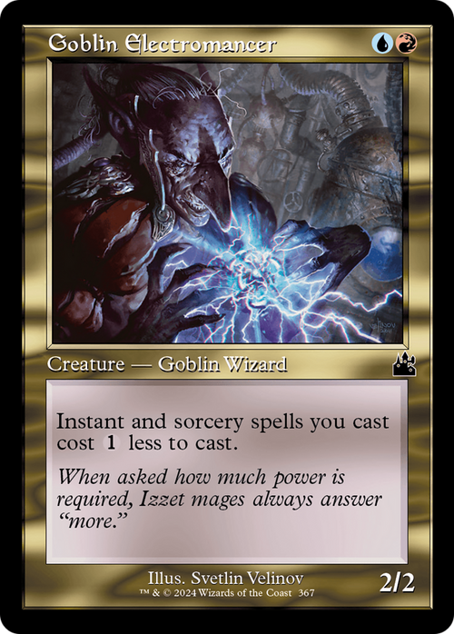 Goblin Electromancer (Retro Frame) (RVR-367) - Ravnica Remastered
