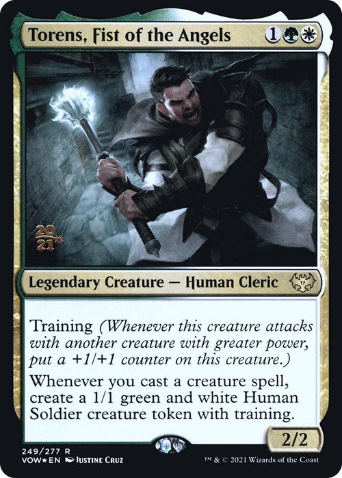 Torens, Fist of the Angels (PRE-249) - Innistrad: Crimson Vow Promos Foil